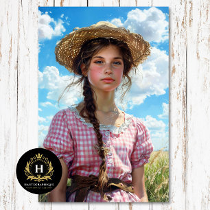 Prairie CowGirl Country Western Rustic Tissue Paper