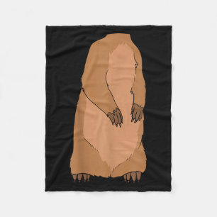 Prairie Dog Body Costume Easy Halloween Funny Gift Fleece Blanket