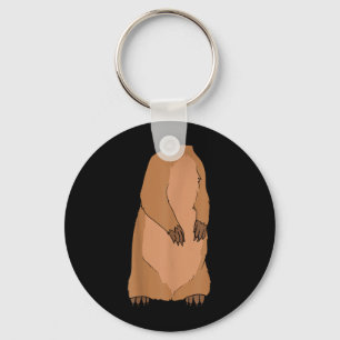 Prairie Dog Body Costume Easy Halloween Funny Gift Key Ring