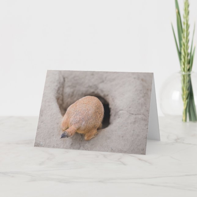 Prairie Dog Butt Card (Front)