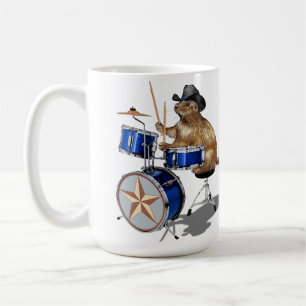 Prairie Dog Drummer Coffee Mug