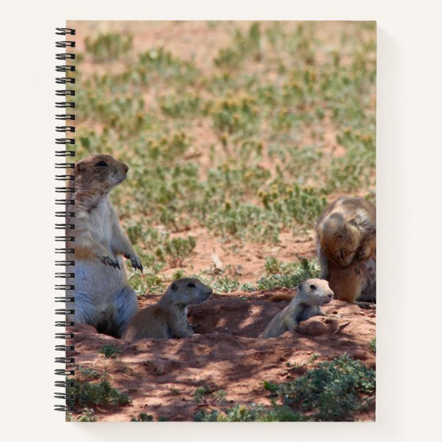 Prairie Dog Family Notebook (Front)