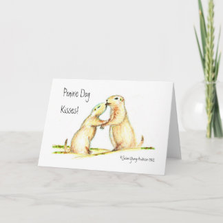 Prairie Dog Kisses! Greeting Card