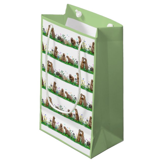 Prairie Dog Meadow Gift Bag (Front Angled)