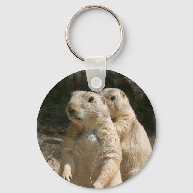 Prairie Dog Photo Keychain (Front)