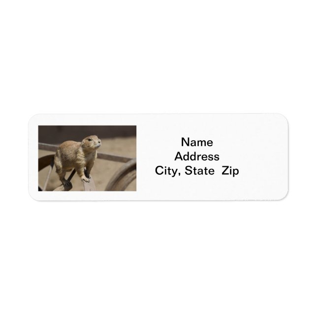 Prairie Dog Return Address Label (Front)