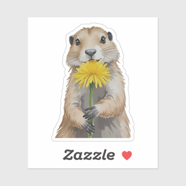 Prairie Dog Watercolor (Sheet)