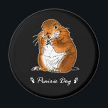prairie dog which stands magnet<br><div class="desc">(C) PUKYUU-Japan</div>