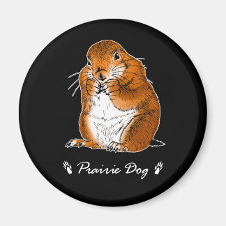 prairie dog which stands magnet