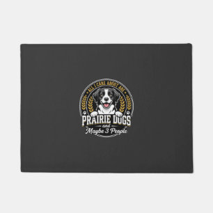 Prairie Dogs Maybe 3 People Design Doormat