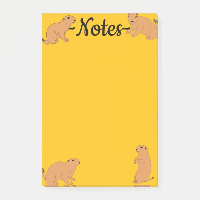 Prairie Dogs Post-it Notes (Front)