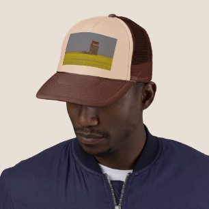 Prairie Elevator Landscape Trucker Hat