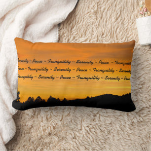 Prairie Hills At Sunset Photograph Lumbar Cushion