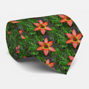 Prairie Lilies Men's Tie