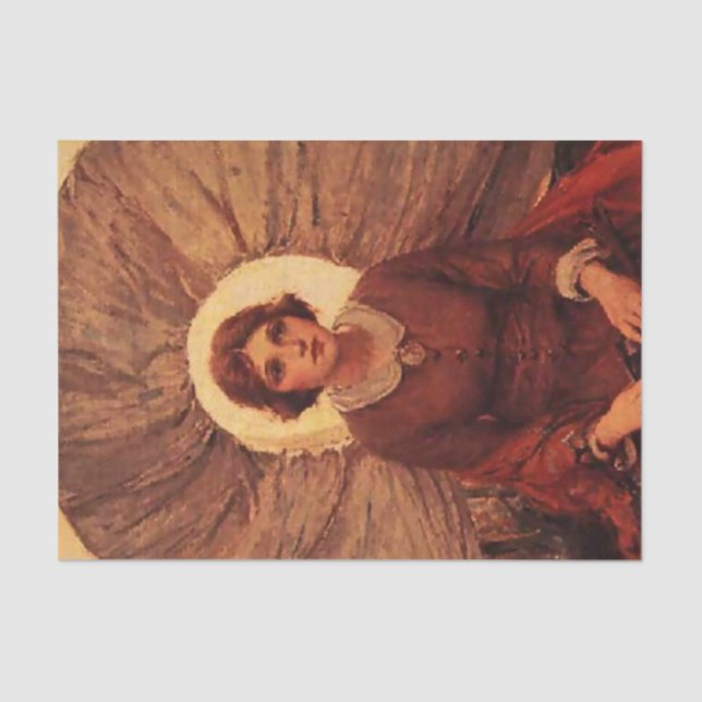 “Prairie Madonna” Western Art by WHD Koerner Tissue Paper (Front)