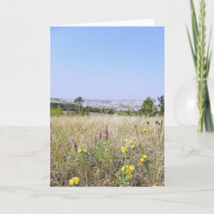 Prairie Meets Badlands Note Card