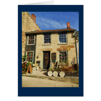 Prairie Oak Artican Facade with Blue Border