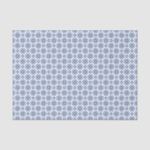 Prairie Porcelain Indigo Dismal Frontier Motif Tissue Paper