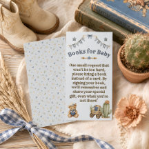 Prairie Prince Western Books for Baby Card
