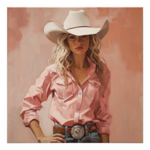 Prairie Prism: Cowgirl Wall Art