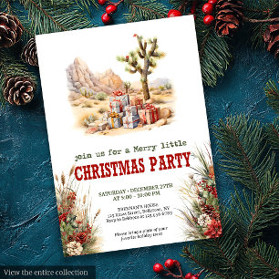 Prairie Ranch Christmas Party Invitation
