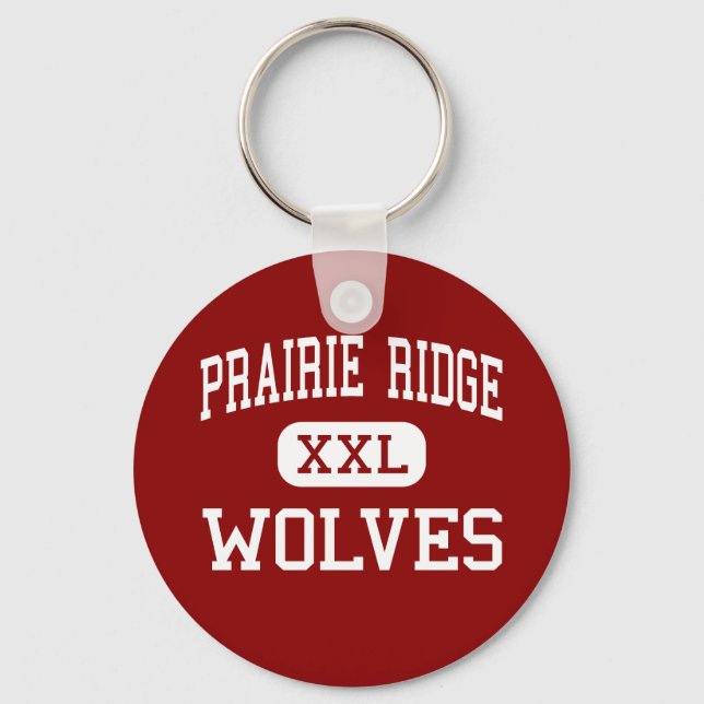 Prairie Ridge - Wolves - High - Crystal Lake Key Ring (Front)