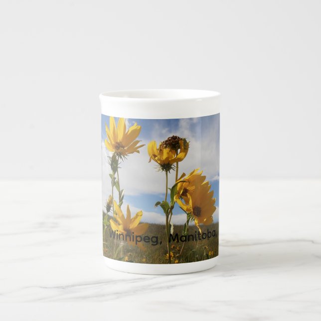 Prairie Sunset  Bone China Mug (Front)