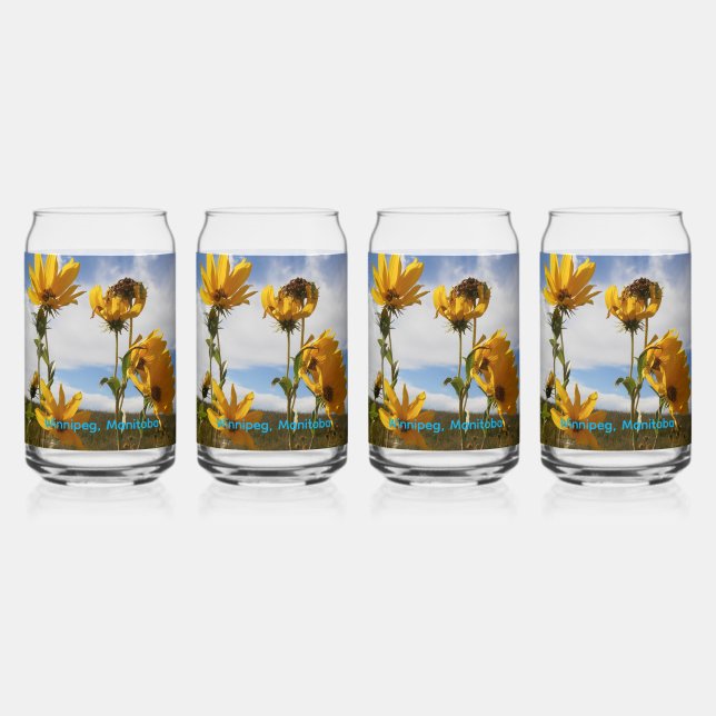 Prairie Sunset  Can Glass (Front)