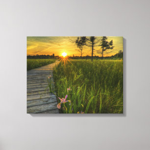 Prairie Sunset Canvas Print