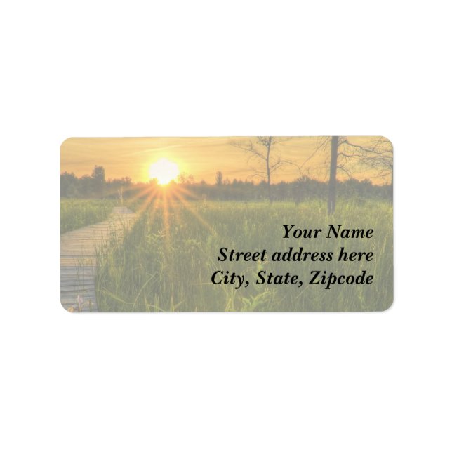 Prairie Sunset Label (Front)