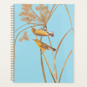 Prairie Warbler Audubon Yellow Bird Planner