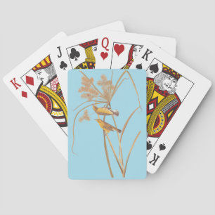 Prairie Warbler Audubon Yellow Bird Playing Cards