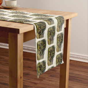Prairie Wolf (Coyote) from Audubon's Quadrupeds Medium Table Runner