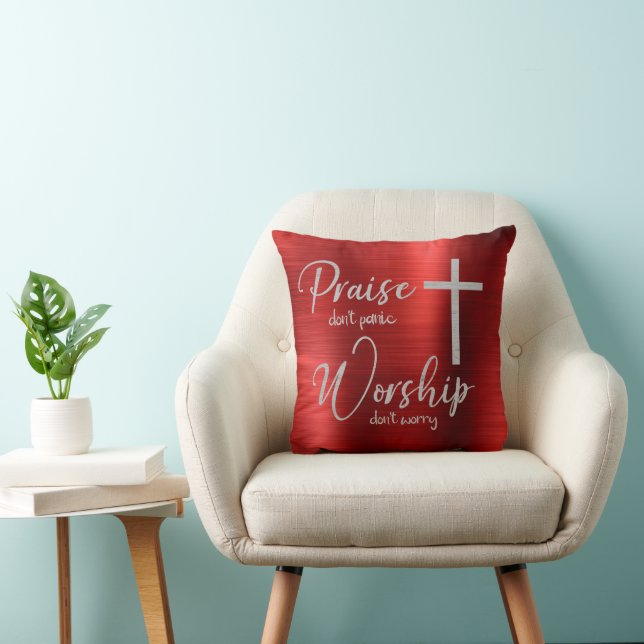 Praise and Worship Christian  Cushion (Chair)