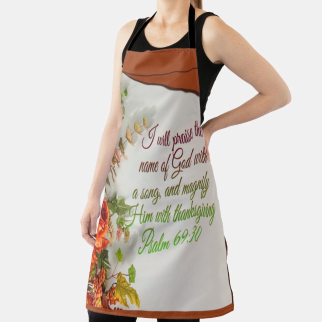 Praise him With Thanksgiving  Apron (Insitu)