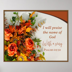 Praise him With Thanksgiving Poster