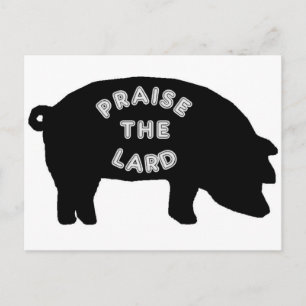 Praise the Lard Postcard
