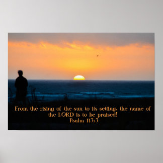 Praise the Lord at Sunset poster