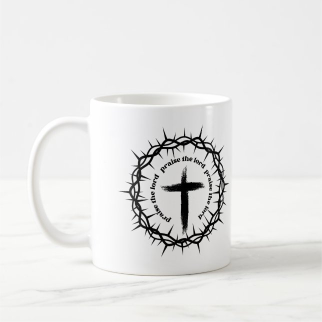 Praise the lord coffee mug (Left)
