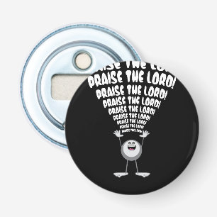 Praise The Lord Emoji Bottle Opener