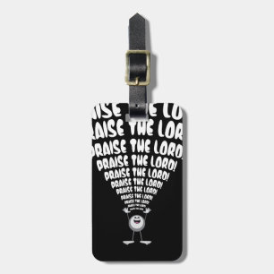 Praise The Lord Emoji Luggage Tag