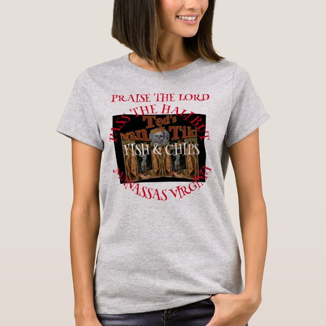 Praise the Lord Ted's Pagan Tiki Shack T-Shirt (Front)