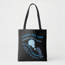 Praise the Lord whale bible verse psalms christian