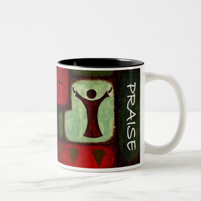 Praise Two-Tone Coffee Mug (Right)