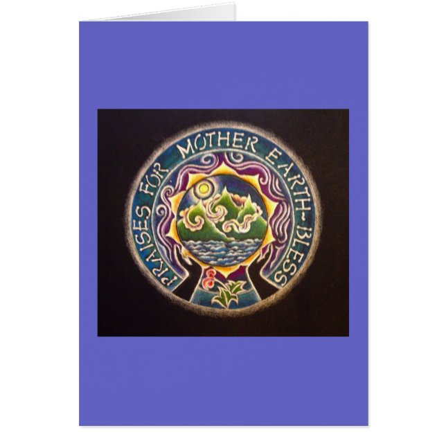 Praises for Mother Earth Mandala Card (Front)