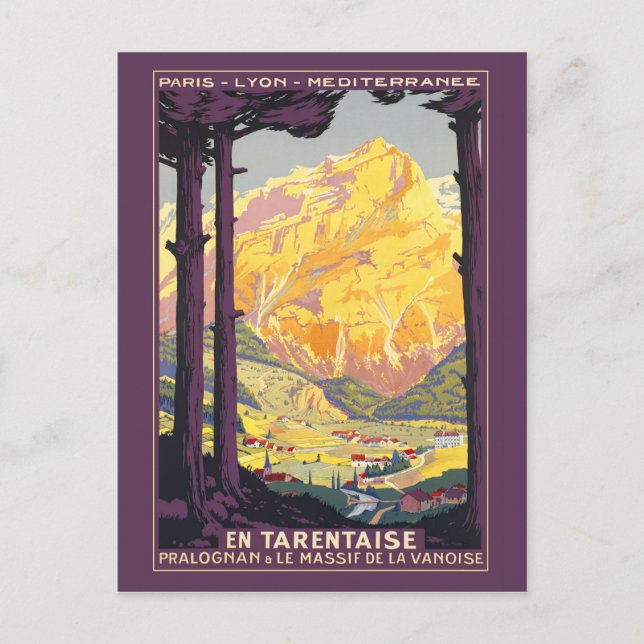 Pralognan de la Vanoise Postcard (Front)