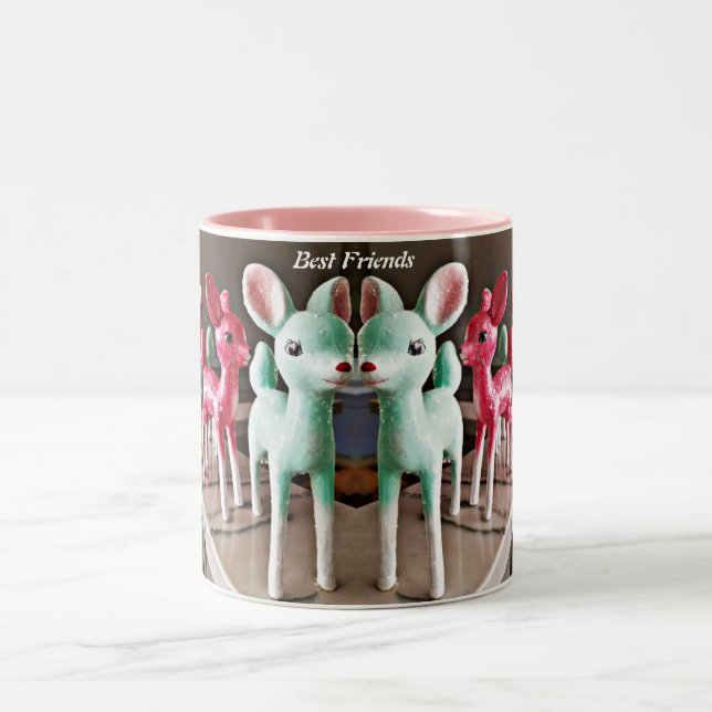 Prancer & Vixen Friendship Two-Tone Coffee Mug (Center)