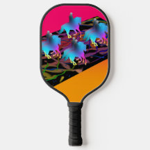 Prancing Horses Pickleball Paddle