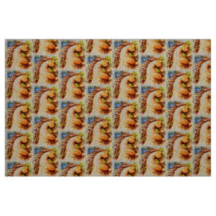 prancing mustangs fabric