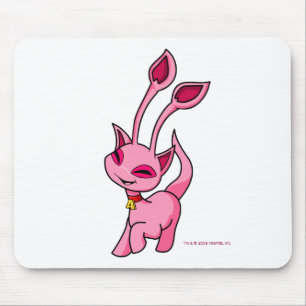 Prancing pink Aisha Mouse Pad